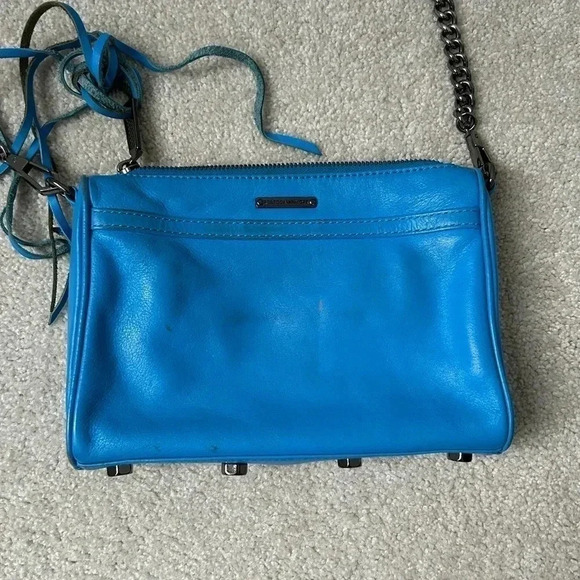 Rebecca Minkoff Mini MAC Clutch royal blue - Picture 11 of 13